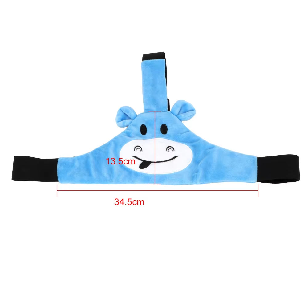 Adjustable Head Support Band Baby Pillow Holder Stroller Belt