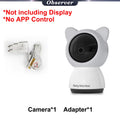 Wireless Baby Monitor 5'' LCD, 1080P, Zoom, Night Vision, Audio