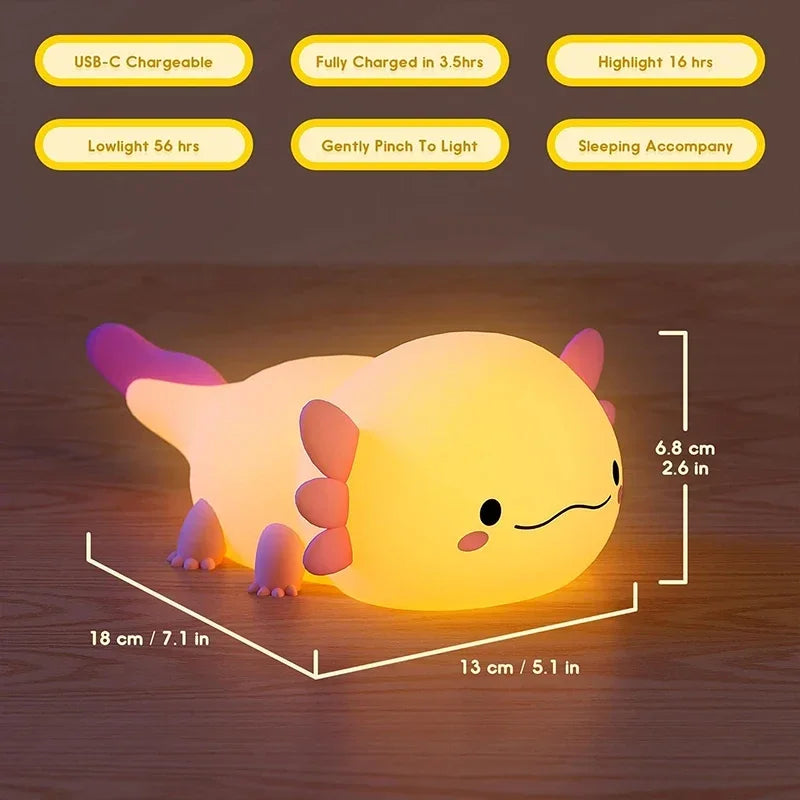 Silicone Night Light Nursery Lamp with Touch Control