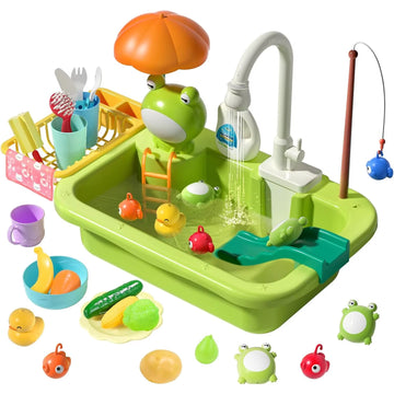 Faucet Kitchen Sink Toy for Water Play & Fishing