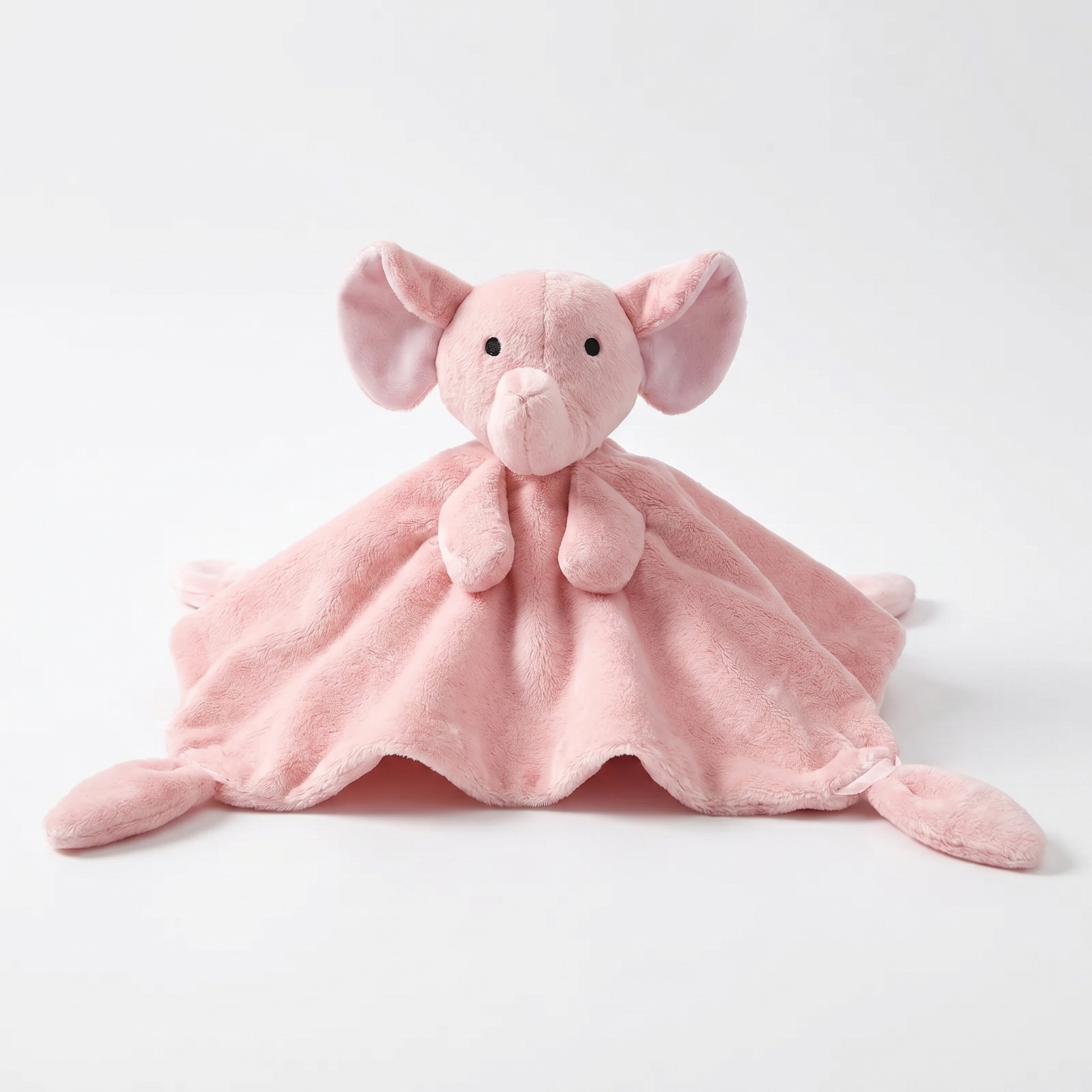 Plush Elephant Baby Comforter – Soft Lovey Security Blanket