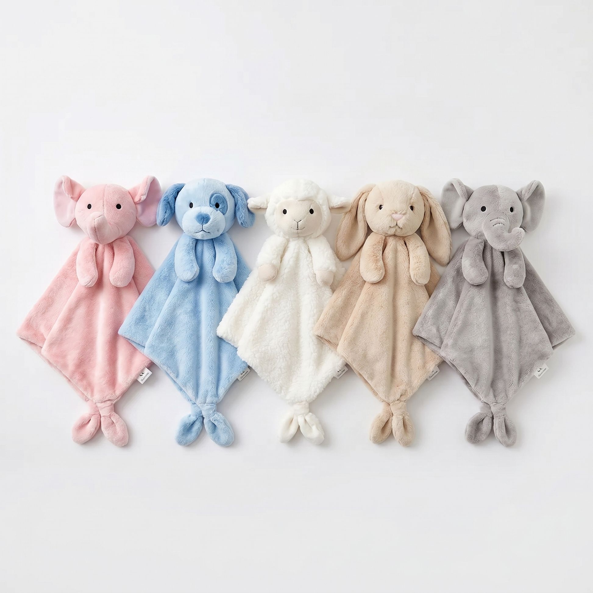 Plush Elephant Baby Comforter – Soft Lovey Security Blanket