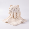 Cartoon Bear Baby Comforter – Soft Lovey Security Blanket