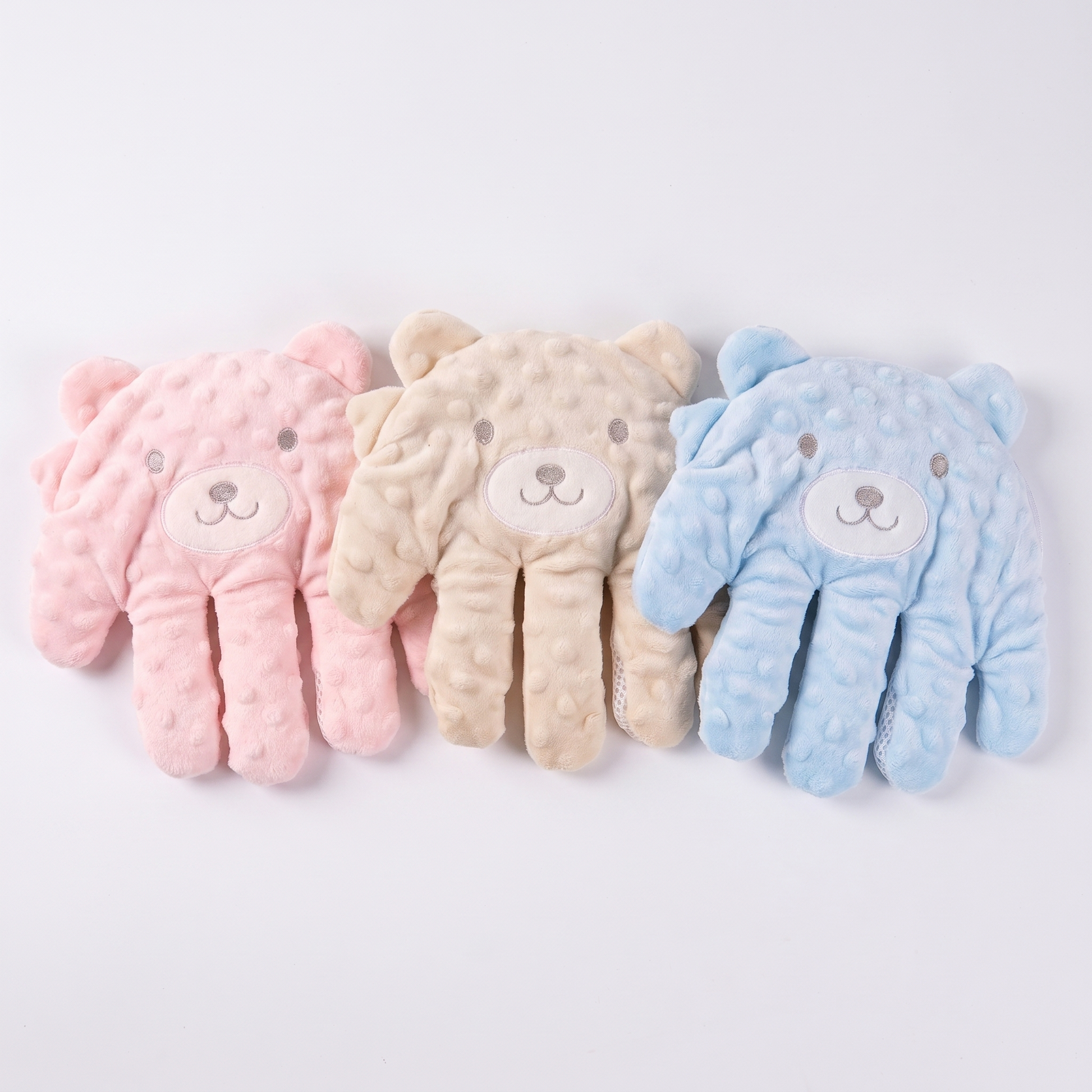 Cartoon Bear Baby Comforter – Soft Lovey Security Blanket