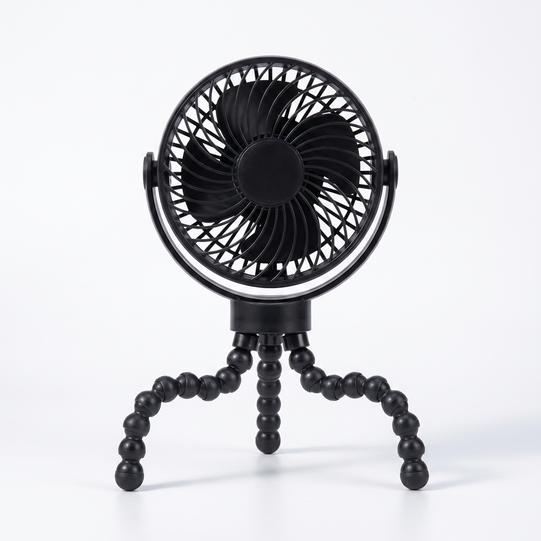 Clip-On Stroller Fan – Rechargeable Flexible Tripod Baby Fan