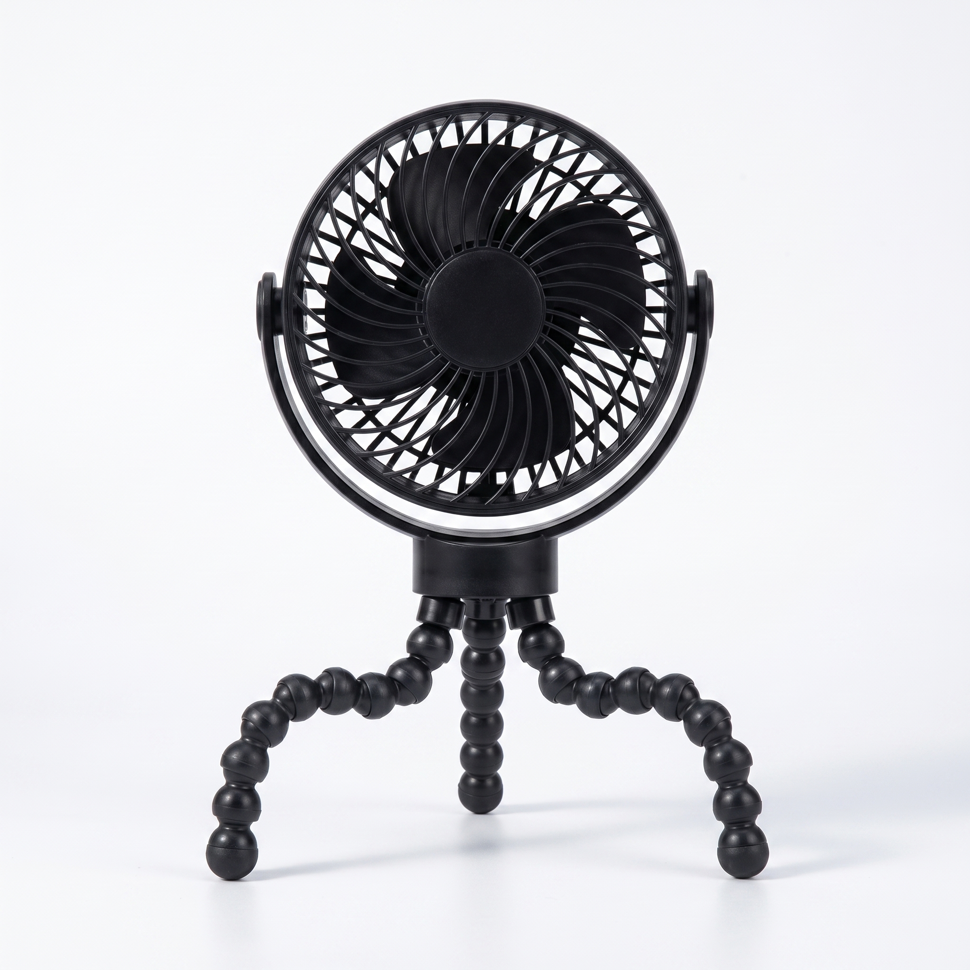 Clip-On Stroller Fan – Rechargeable Flexible Tripod Baby Fan