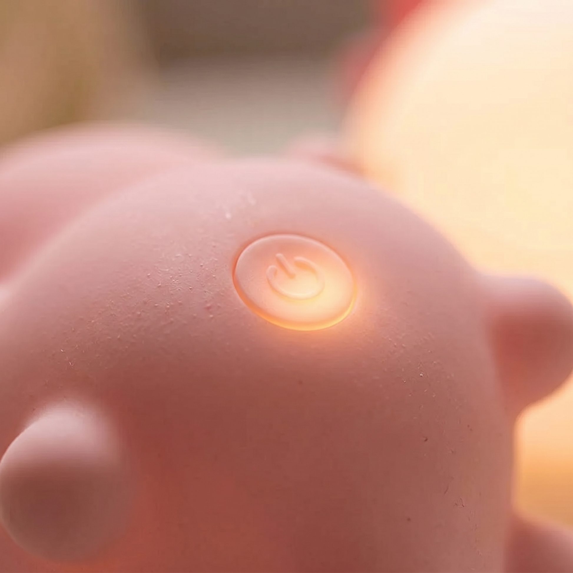 Squishy Axolotl Night Light – Dimmable Silicone Nursery Lamp