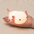 Squishy Axolotl Night Light – Dimmable Silicone Nursery Lamp