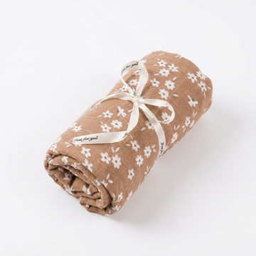 Bamboo Cotton Baby Muslin Swaddle Blanket – Soft & Breathable Comfort