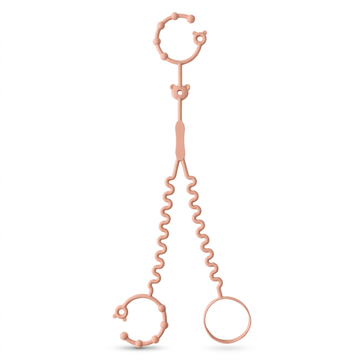 Silicone Pacifier Clip – Secure Hold with Adjustable Dual Clips
