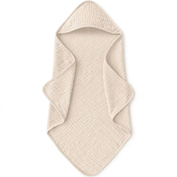 Muslin Hooded Baby Towel – Soft Drying with 100% Cotton Comfort