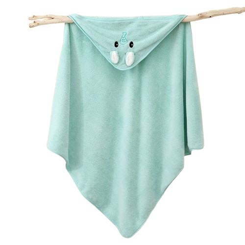 Baby Hooded Towel – Soft Newborn Bathrobe Swaddle Wrap