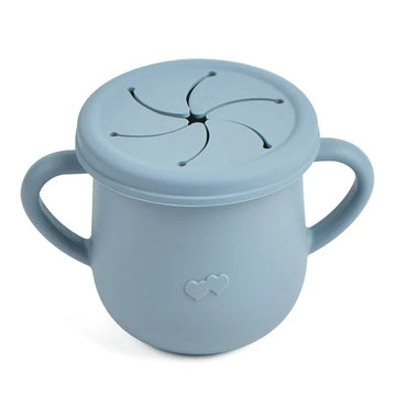 Silicone Snack Cup – Spill-Resistant Baby Food Container BPA-Free